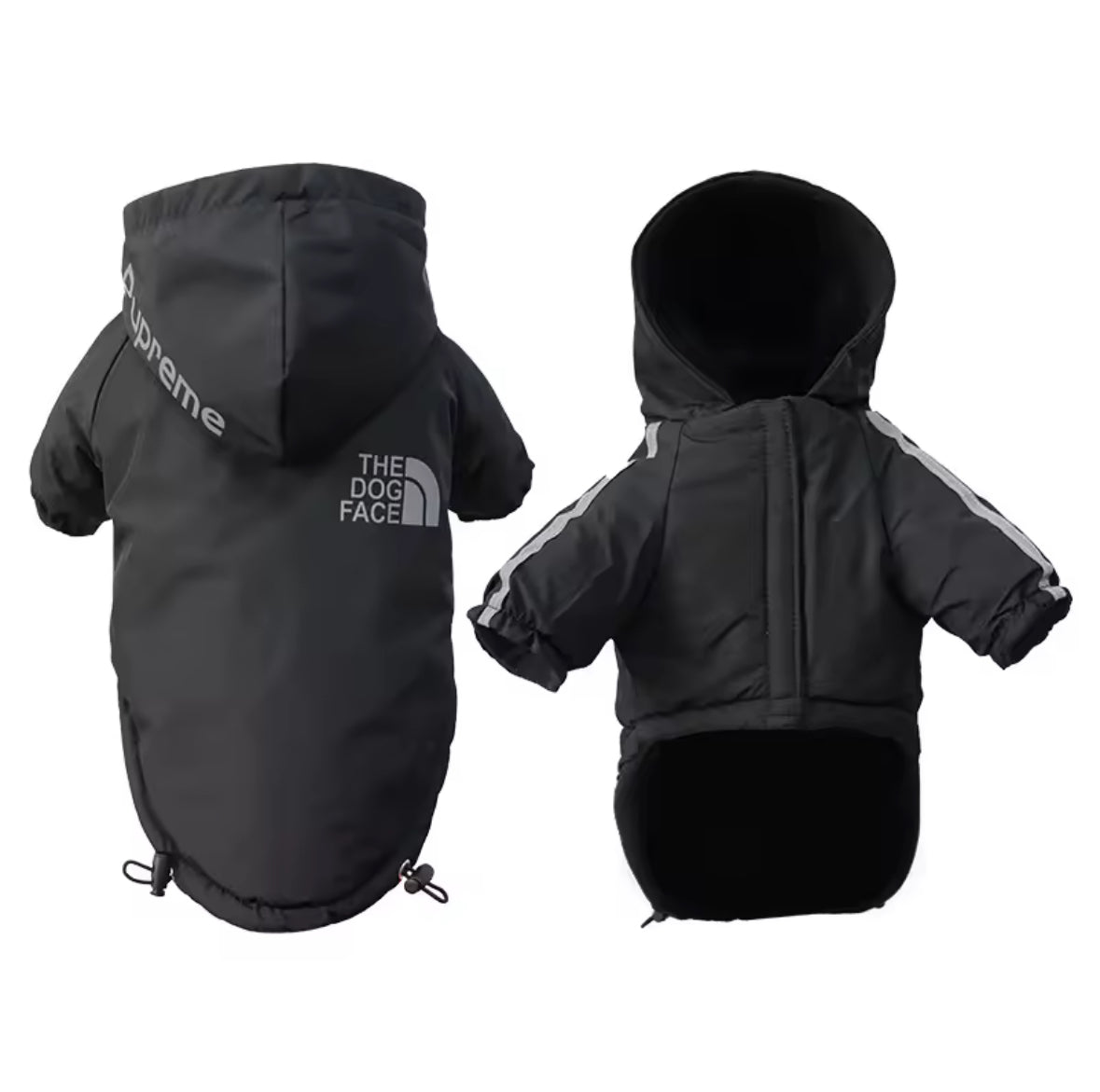 The Dog face winter jacket for dogs waterproof and warm coat cotton!