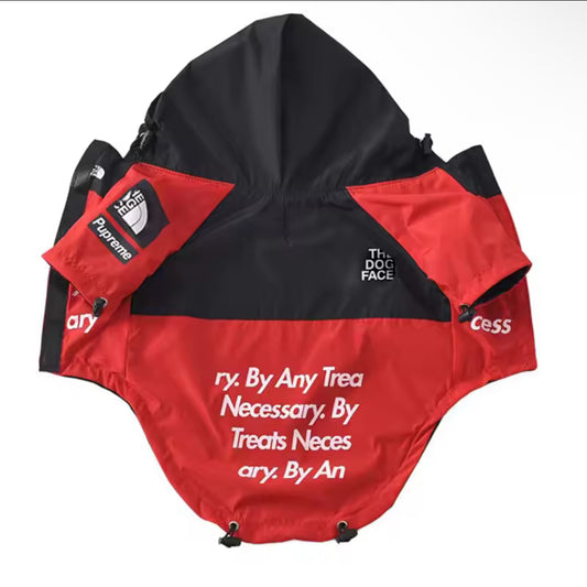 Waterproof Coat The Dog Face Pet Clothes Outdoor Jacket Dog Raincoat Reflective Clothes for Small Medium Large Dogs